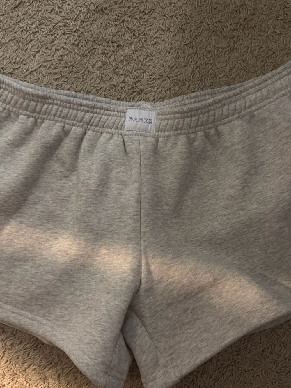 Parke fleece Heather Gray Women's Athletic Lounge Shorts